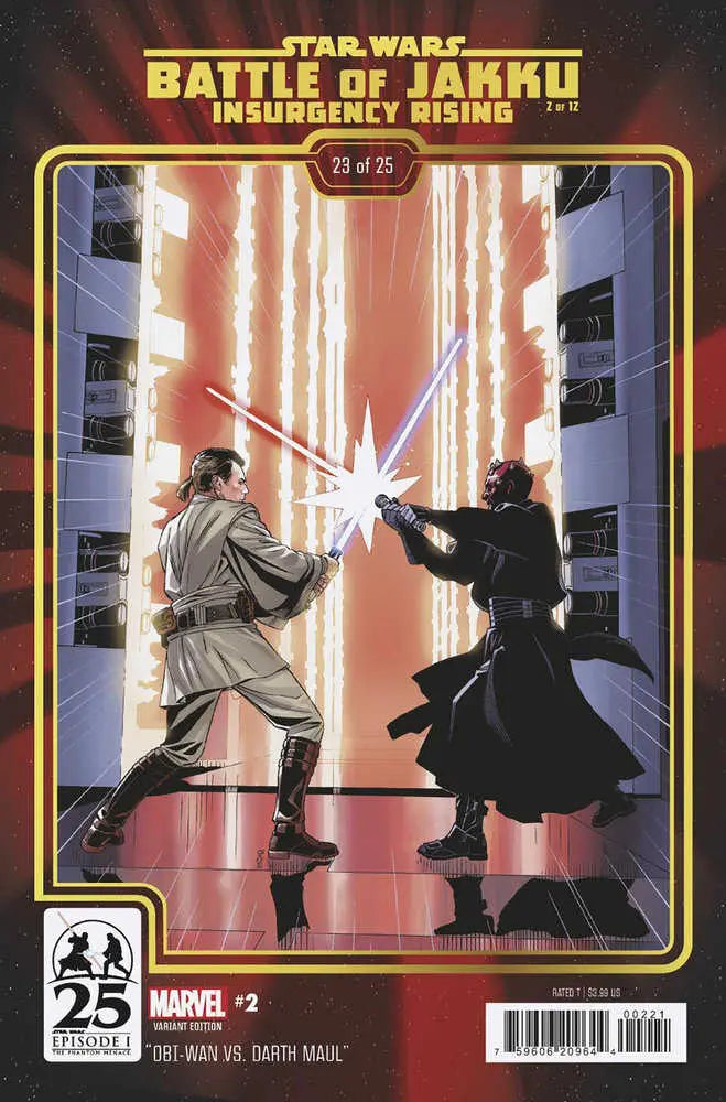 Star Wars: Battle Of Jakku - Insurgency Rising #2 Chris Sprouse The Phantom Menace 25th Anniversary Variant Marvel Comics