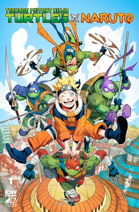 Teenage Mutant Ninja Turtles X Naruto #1 Cover A (JiméNez) IDW Publishing