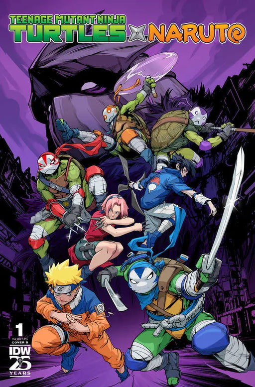 Teenage Mutant Ninja Turtles X Naruto #1 Variant B (Prasetya) IDW Publishing