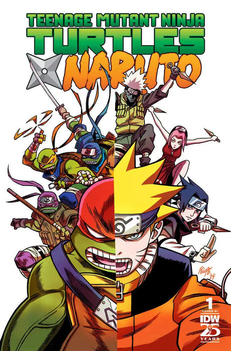 Teenage Mutant Ninja Turtles X Naruto #1 Variant Ri (25) (Smith) IDW Publishing