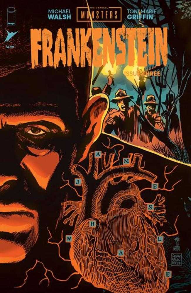 Universal Monsters Frankenstein #3 (Of 4) Cover C 1 in 10 Francesco Francavilla Connecting Variant Image Comics