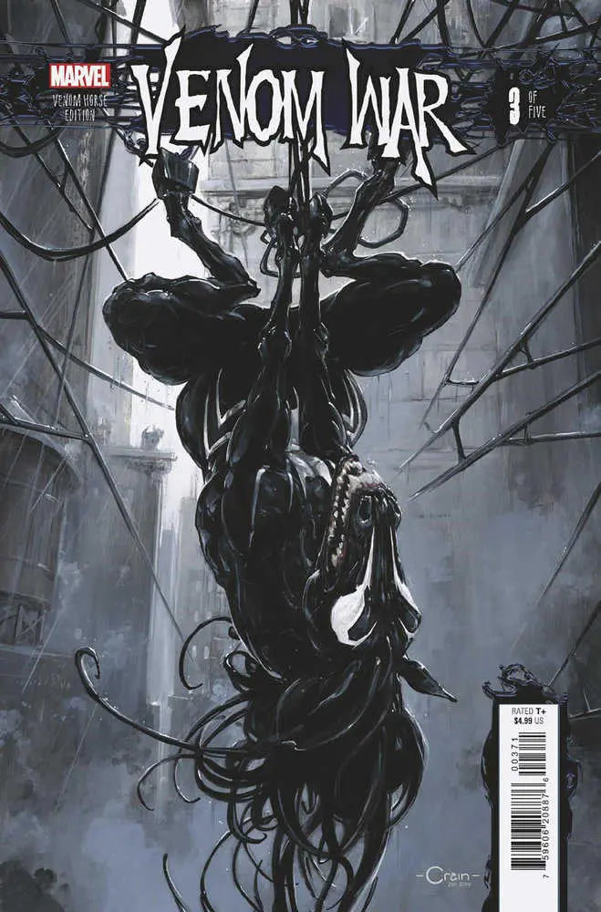 Venom War #3 Clayton Crain Venom Horse Variant [Vw] Marvel Comics