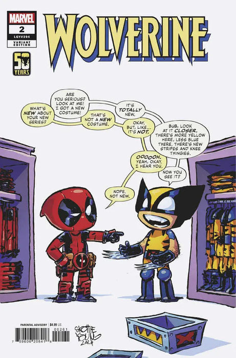 Wolverine #2 Skottie Young Variant Marvel Comics