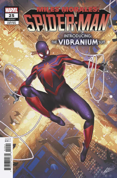 Miles Morales: Spider-Man #25 Mateus Manhanini New Costume Variant Marvel Comics