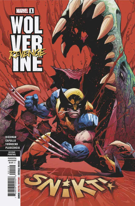 Wolverine: Revenge #1 Adam Kubert 2nd Print Variant Marvel Comics