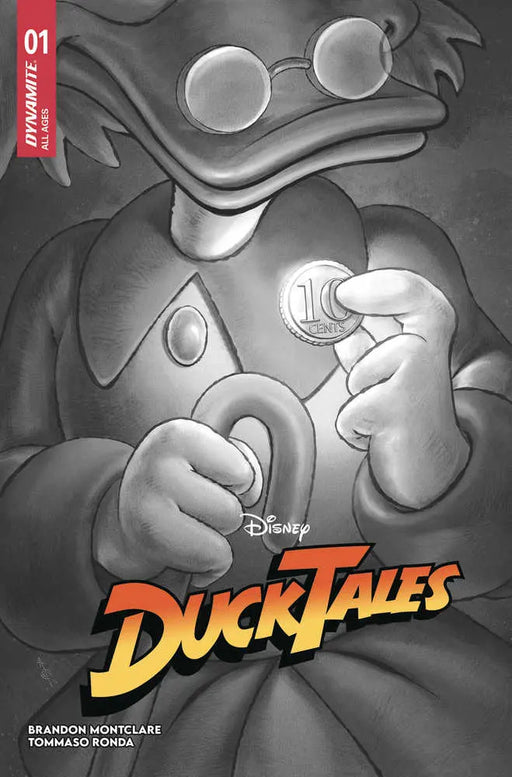 Ducktales #1 Cover P 25 Copy Variant Edition Quah Black & White Dynamite Entertainment