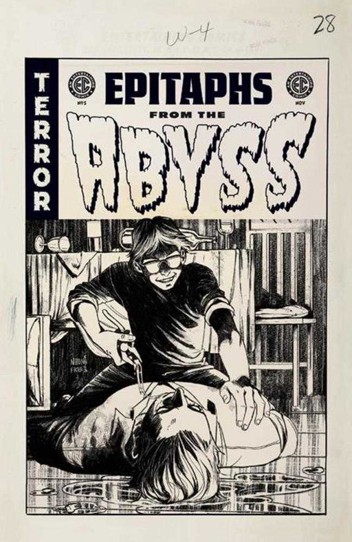 EC Epitaphs From The Abyss #5 (Of 12) Cover D Inc 1:20 Naomi Franq Black & White Artist Edition Variant Oni Press