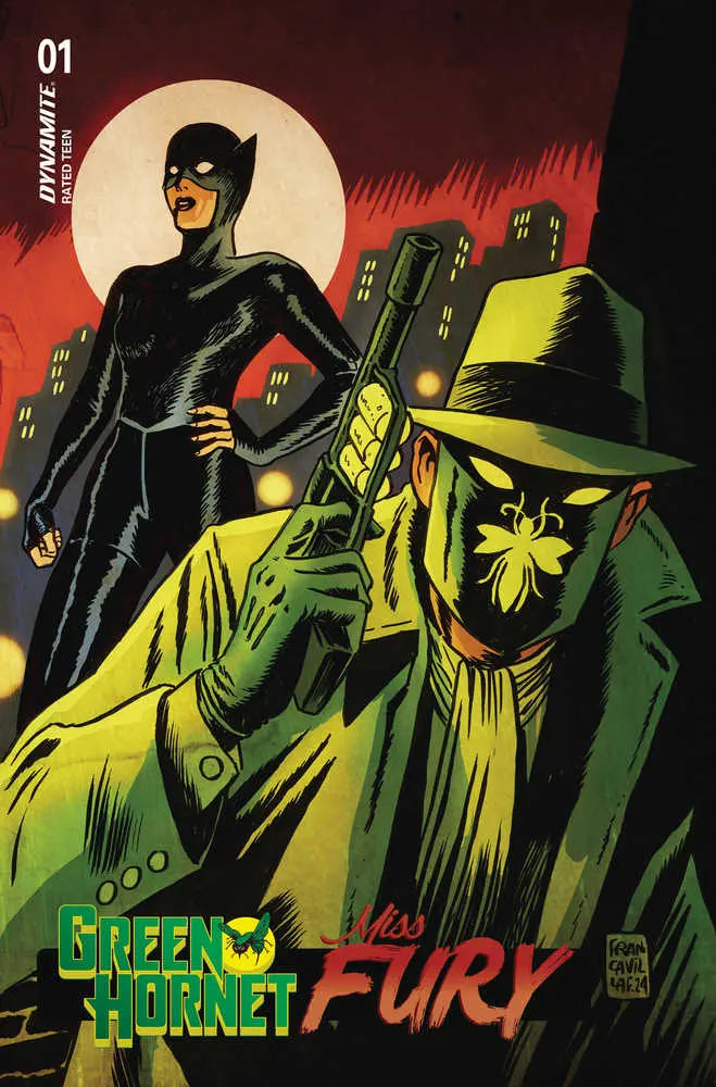 Green Hornet Miss Fury #1 Cover A Francavilla Dynamite Entertainment