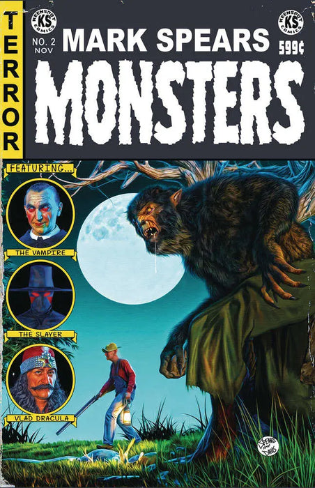 Mark Spears Monsters #2 Cover D EC Comics Homage Keenspot Entertainment