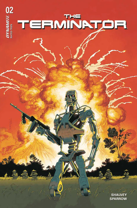 Terminator #2 Cover E Shalvey Foil Dynamite Entertainment