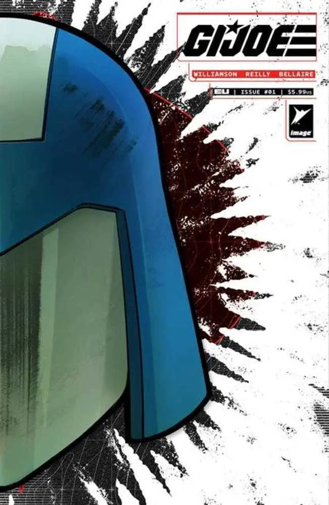 G.I. Joe #1 Cover R Andrea Milana Cobra Commander Mask Die Cut Foil Variant Image Comics