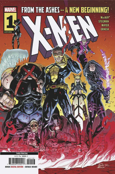 X-Men #1 Ryan Stegman 3RD Printing Variant Marvel Comics