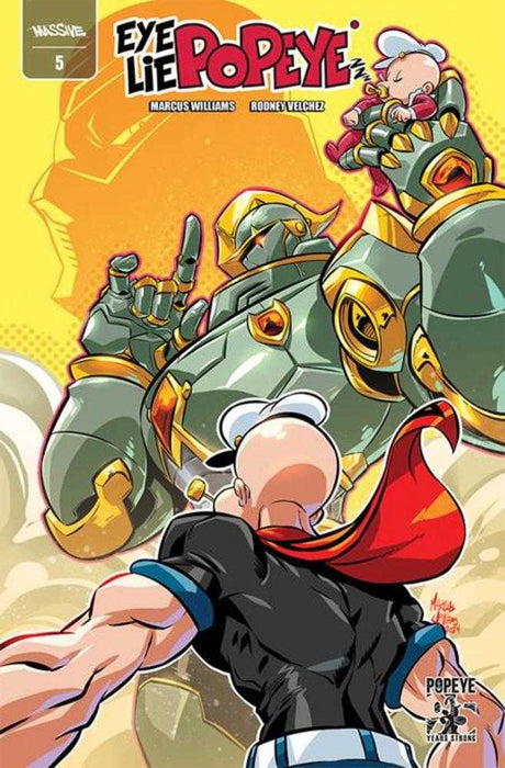 Eye Lie Popeye #5 (Of 5) Cover A Marcus Williams Massive Publishing