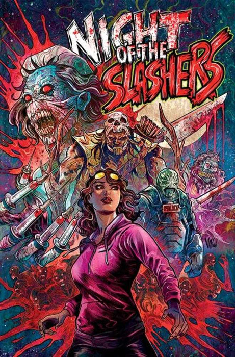 Night Of The Slashers #3 Cover B Vincenzo Riccardi Variant (Mature) Magma Comix