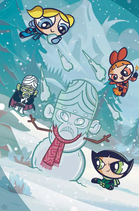 Powerpuff Girls Winter Snowdown Showdown #1 Cover D 10 Copy In Dynamite Entertainment