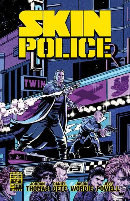 Skin Police #3 (Of 4) Cover B Andy Belanger Variant (Mature) Oni Press