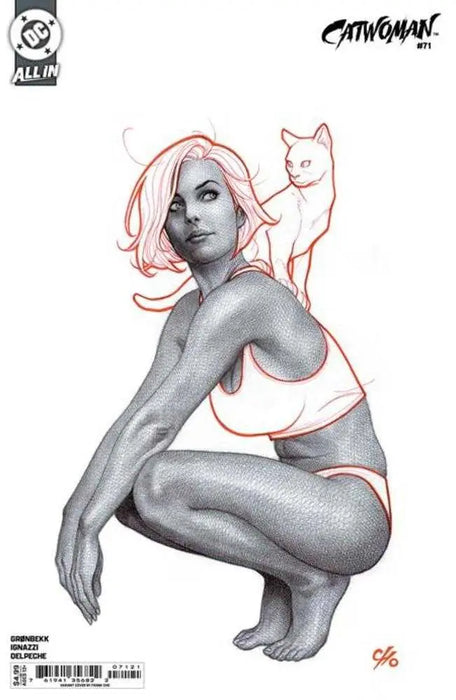 Catwoman #71 Cover B Frank Cho Card Stock Variant DC Comics