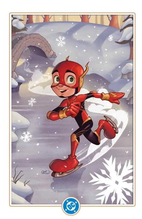 Flash #16 Cover D Chrissie Zullo DC Winter Wonderland Card Stock Variant DC Comics