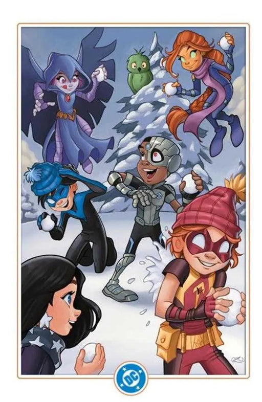 Titans #18 Cover D Chrissie Zullo DC Winter Wonderland Card Stock Variant DC Comics