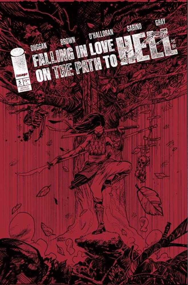 Falling In Love On Path To Hell #5 2nd Print Cover A Brown (Mature) Image Comics