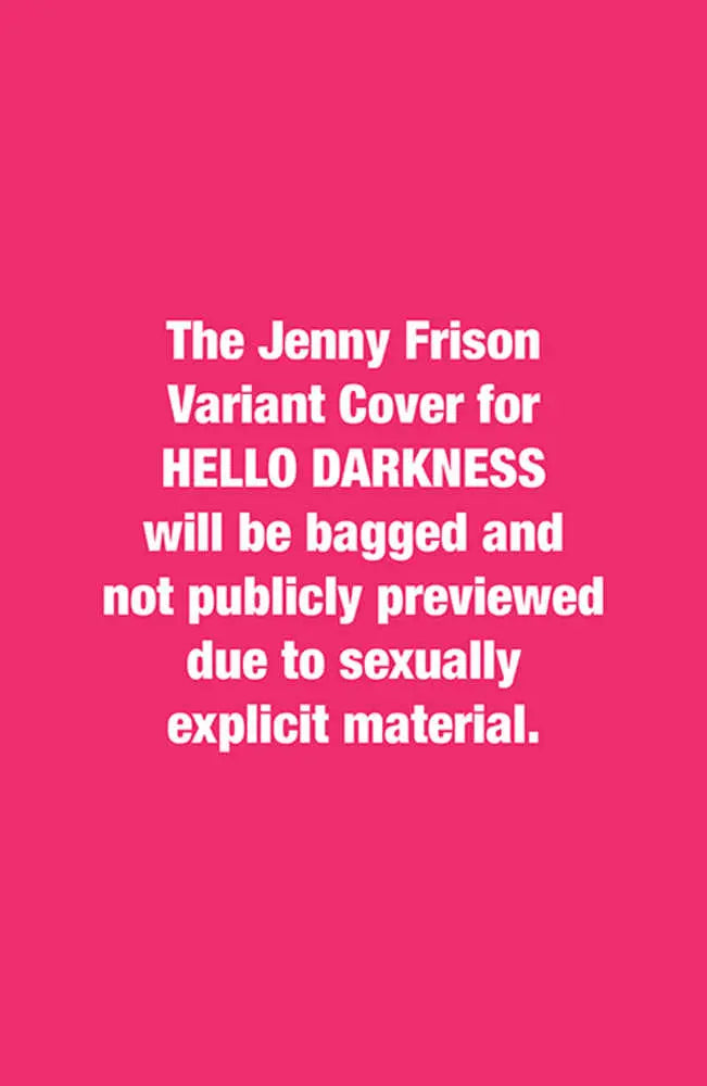 Hello Darkness #7 Cover B Frison (Mature) Boom! Studios