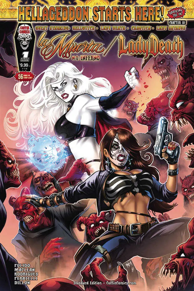 La Muerta Lady Death Inferno #1 Cover A Standard Edition (Mature) Coffin Comics