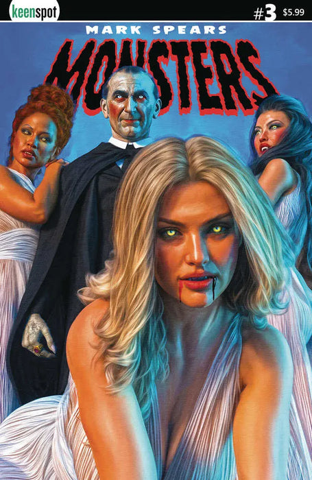 Mark Spears Monsters #3 Cover B Dracula & Brides Keenspot Entertainment