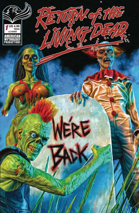 Return Of The Living Dead #1 Cover A Spears Painted American Mythology Productions