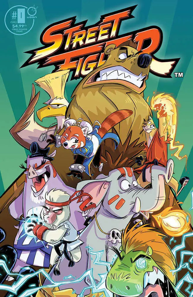 Street Fighter Prime #0 Cover E 5 Copy Variant Edition Gordine Udon Entertainment