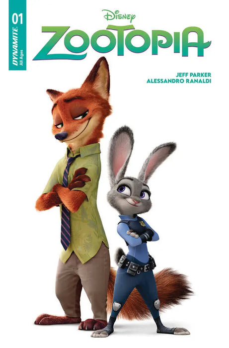 Zootopia #1 Cover K 10 Copy Variant Edition Movie Characters Foil Dynamite Entertainment