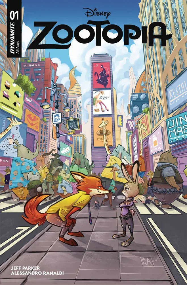 Zootopia #1 Cover L 10 Copy Variant Edition Ranaldi Foil Dynamite Entertainment