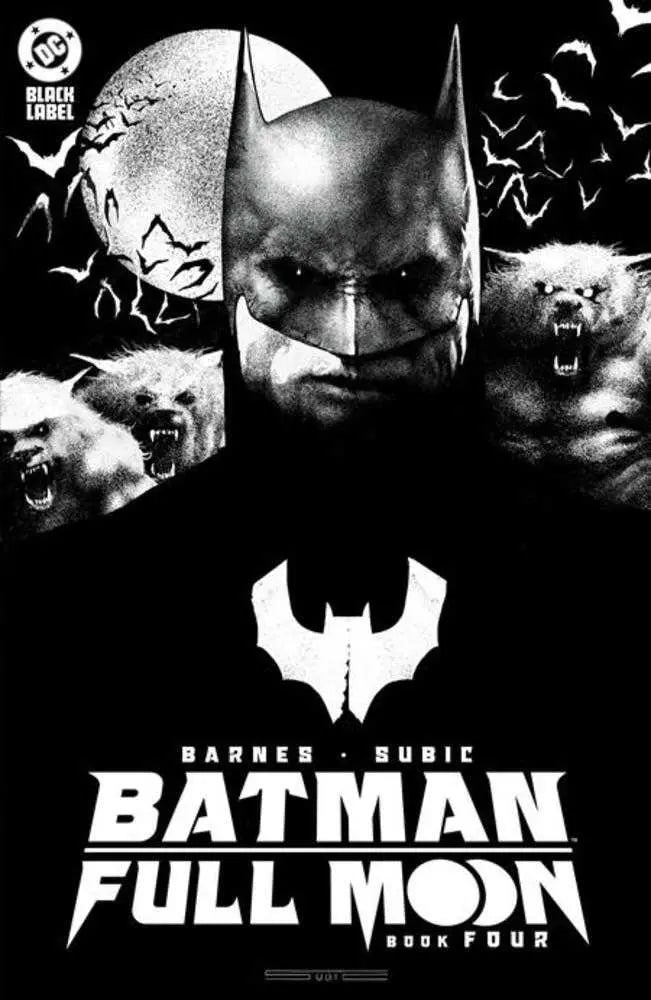 Batman Full Moon #4 (Of 4) Cover A Stevan Subic Glow-In-The-Dark (Mature) Previously Foc'D On 12/9 DC Comics
