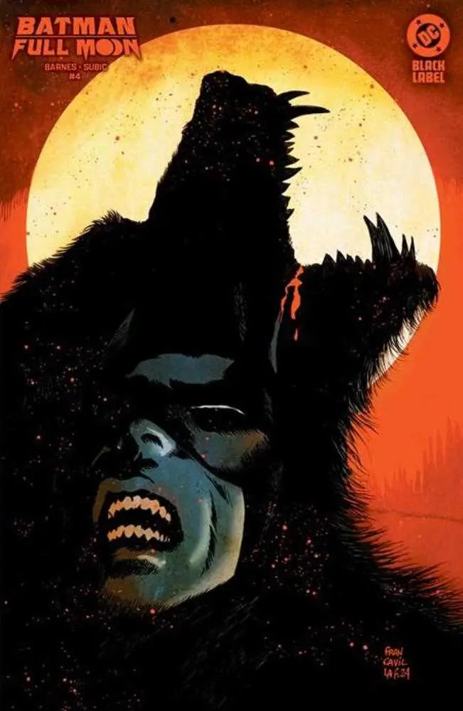 Batman Full Moon #4 (Of 4) Francesco Francavilla Card Stock Variant (Mature) Previously Foc'D On 12/9 DC Comics