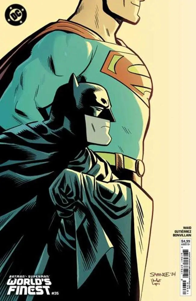 Batman Superman Worlds Finest #35 Cover C Chris Samnee Card Stock Variant DC Comics