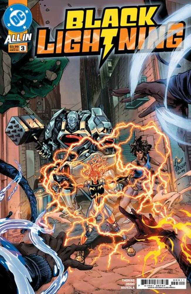 Black Lightning #3 Cover A Fico Ossio DC Comics