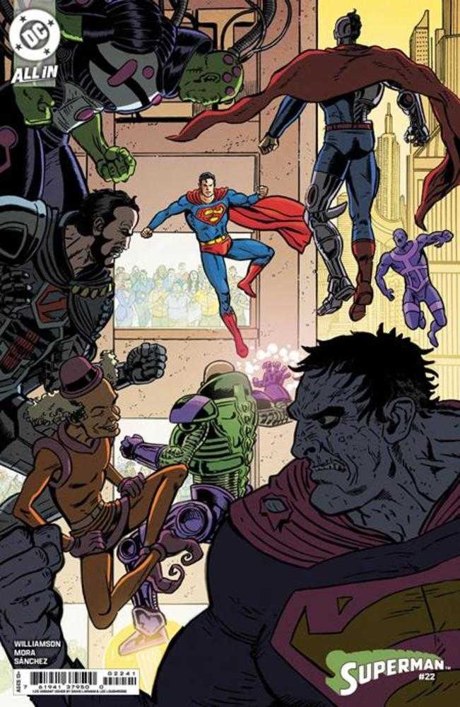 Superman #22 Cover F 1 in 25 David Lapham Card Stock Variant DC Comics