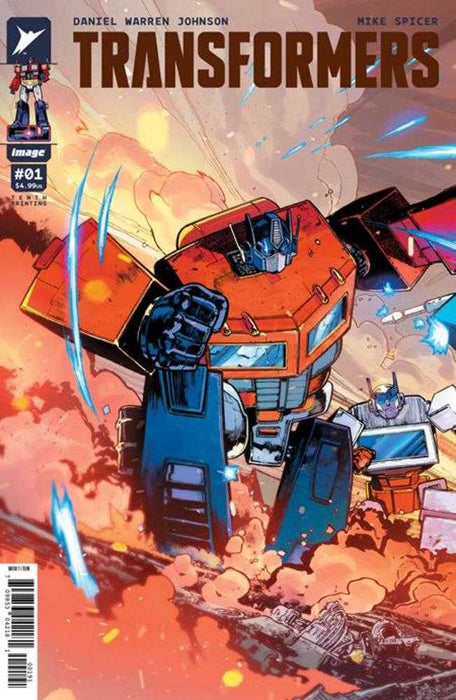 Transformers #1 Tenth Printing Cover I Andrei Bressan & Adriano Lucas Optimus Prime Connecting Variant Image Comics