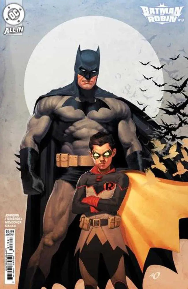 Batman And Robin #18 Cover B Ariel Olivetti Card Stock Variant DC Comics