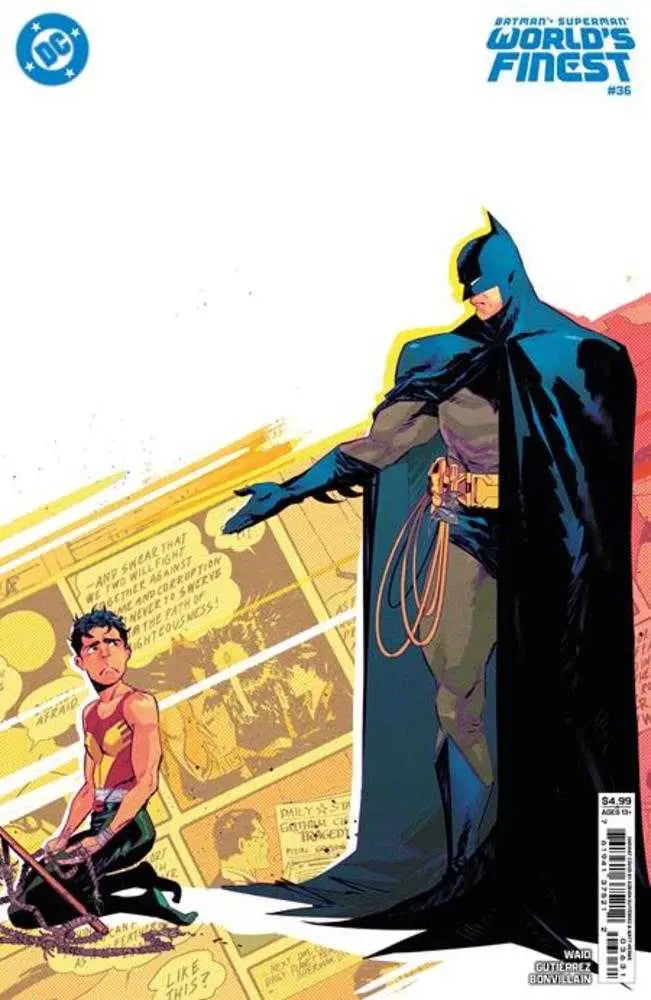 Batman Superman Worlds Finest #36 Cover C Adrian Gutierrez Card Stock Variant DC Comics