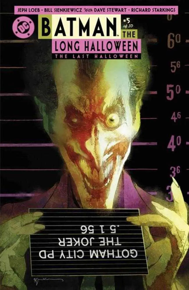 Batman The Long Halloween The Last Halloween #5 (Of 10) Cover B Bill Sienkiewicz Card Stock Variant DC Comics