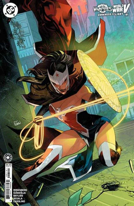 DC vs Vampires World War V Darkness And Light #1 (One Shot) Cover B Edwin Galmon Connecting Card Stock Variant DC Comics