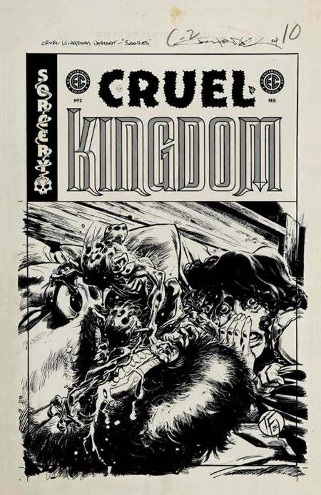 EC Cruel Kingdom #2 (Of 4) Cover D Inc 1:20 Tom Fowler Black & White Artist Edition Variant Oni Press