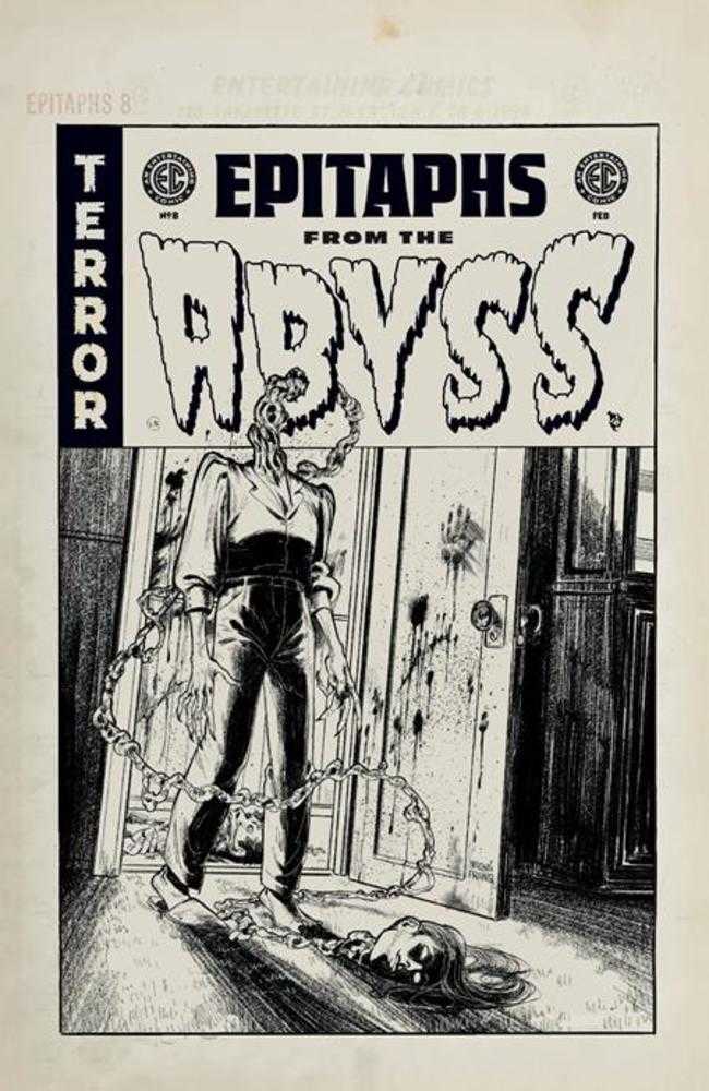 EC Epitaphs From The Abyss #8 (Of 12) Cover D Inc 1:20 Naomi Franq Black & White Artist Edition Variant Oni Press