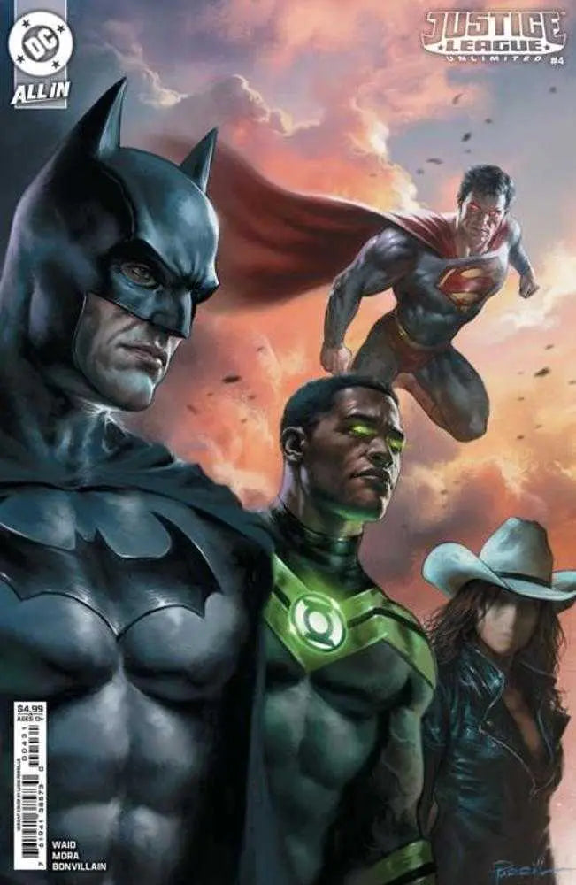 Justice League Unlimited #4 Cover C Lucio Parrillo Card Stock Variant DC Comics