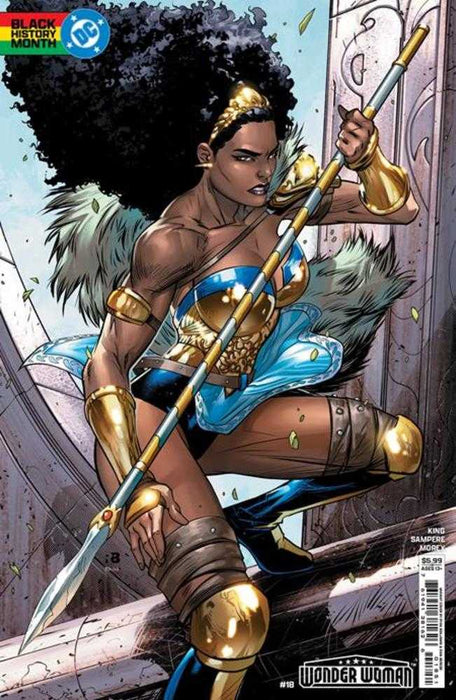 Wonder Woman #18 Cover D Ryan Benjamin Black History Month Card Stock Variant DC Comics