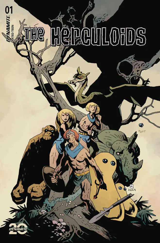 Herculoids #1 Cover E Mignola Dynamite Entertainment