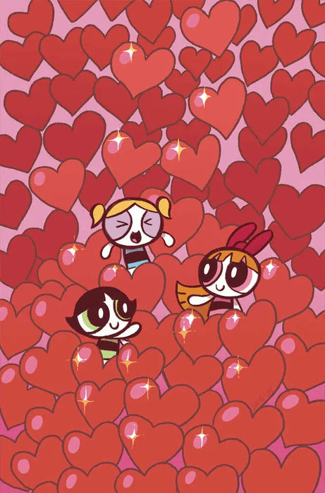 Powerpuff Girls Valentines Kissy Face Sp #1 Cover D 10 Copy In Dynamite Entertainment