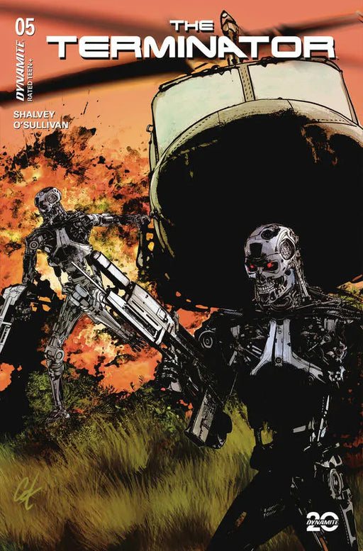 Terminator #5 Cover H 10 Copy Variant Edition Staggs Foil Dynamite Entertainment