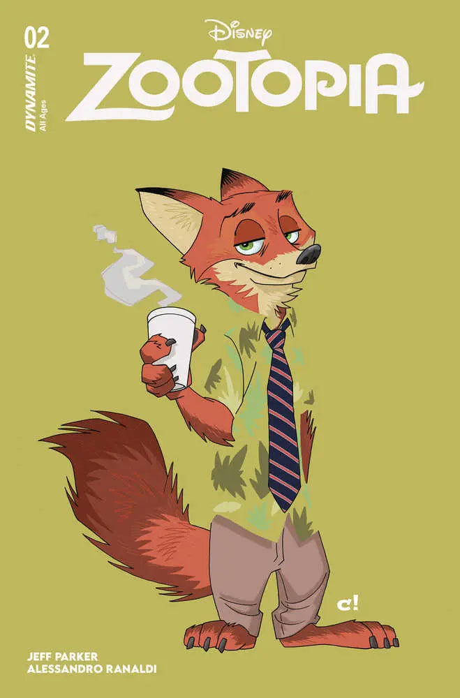 Zootopia #2 Cover J 10 Copy Variant Edition Rousseau Color Bleed Foil Dynamite Entertainment