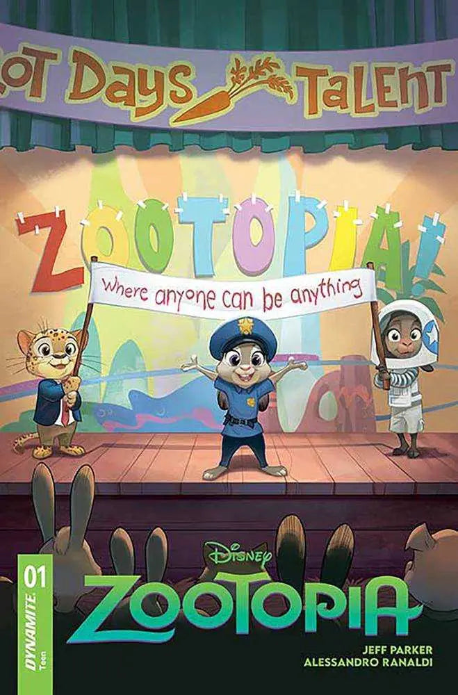 Zootopia #1 Cover U 5 Copy Foc Variant Edition Storybook Trade Dress Foil Dynamite Entertainment